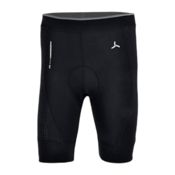 Silvini FORTORE Gel Padded Cycling Shorts LARGE Black Reflective Compression - Picture 1 of 3